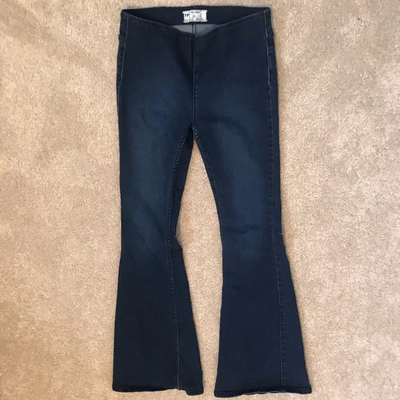 Free People size 28 stretch flare pants - Picture 5 of 13